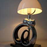 Vintage lamp the cats