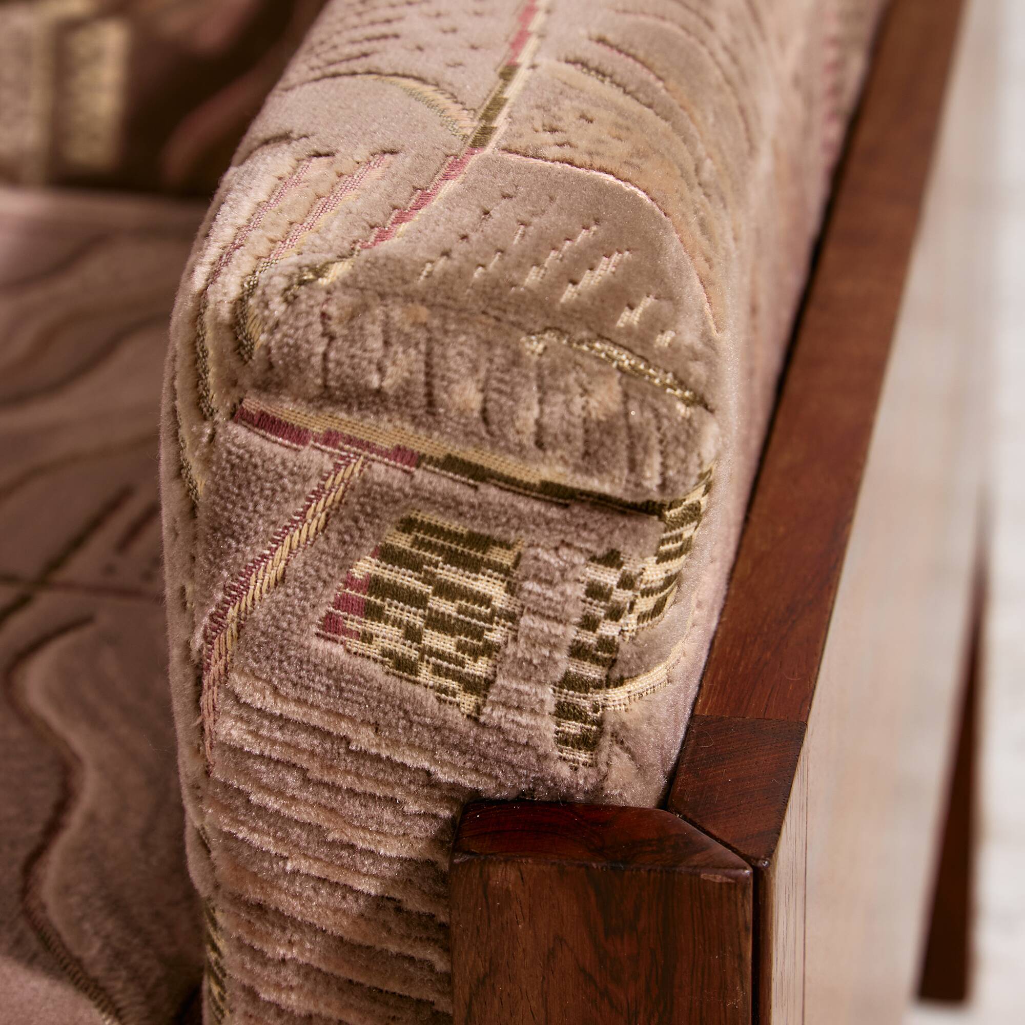 MK11212 Canapé deux places en palissandre