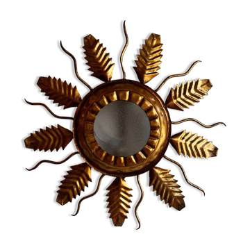 Applique, plafonnier soleil, milieu du XXème siècle