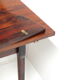 Oval vintage extendable dining table with wood grain