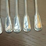 Silvered metal cutlery