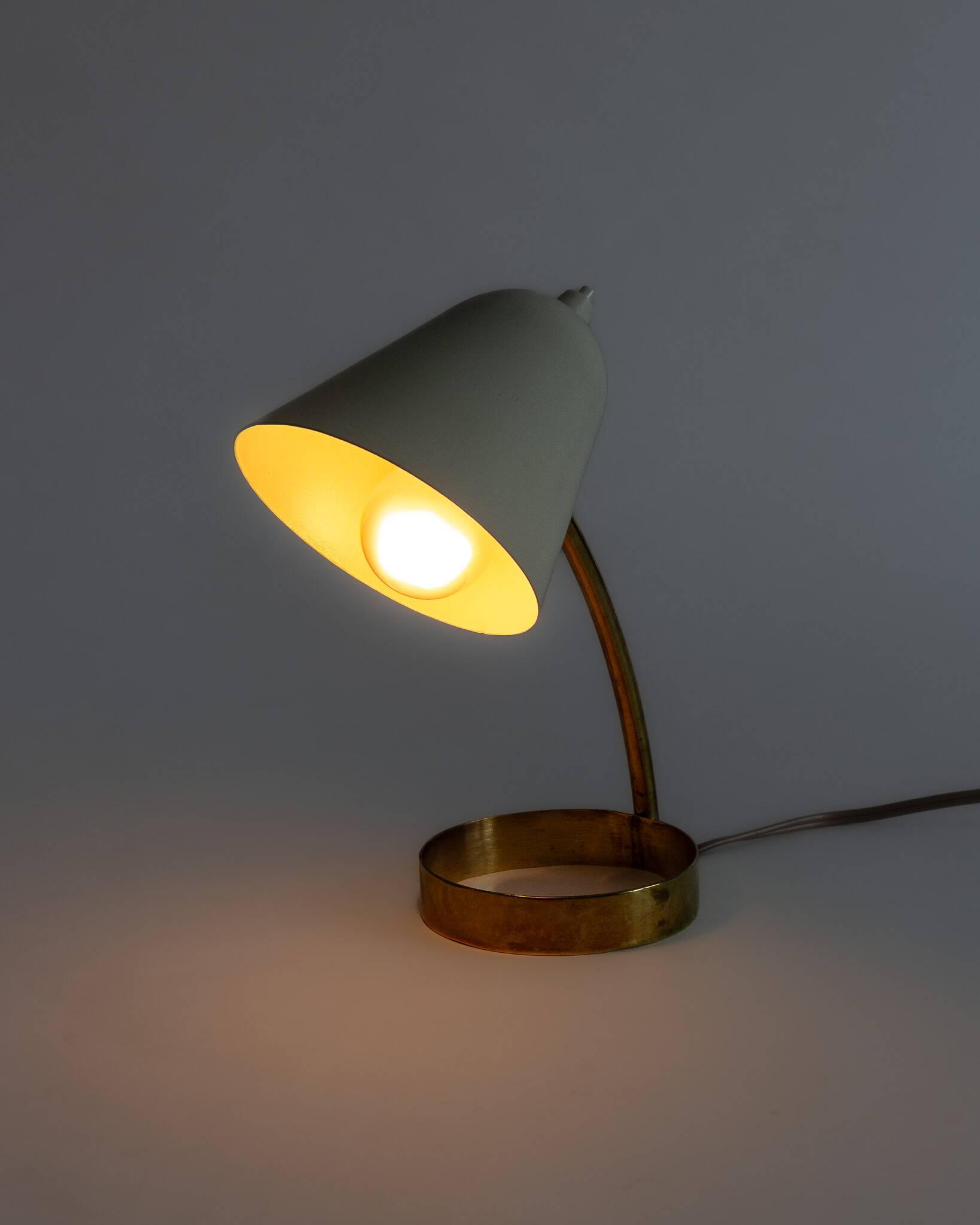 Small brass cocotte lamp – 1950s
