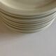 Set of 10 Havilland ivory modernist dessert plates 1960