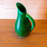 Green ceramic chest signed FG 70's