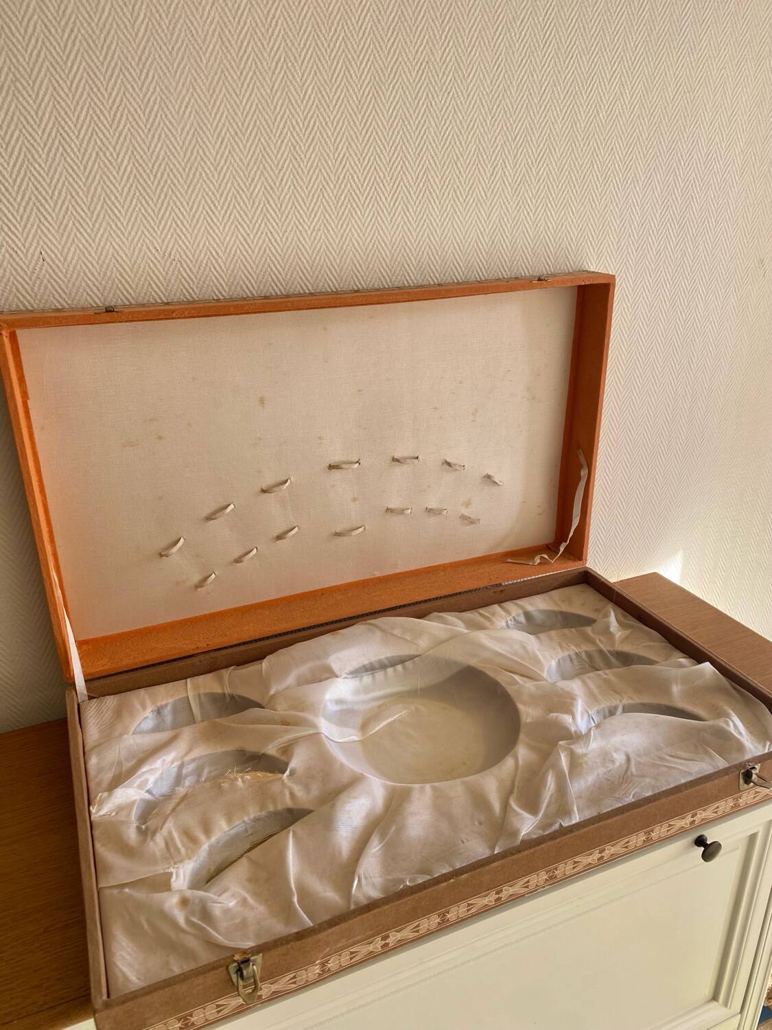 Service à dessert La S. Marco métal argenté et porcelaine