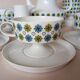 Service 8 cups "Rosette Taïga" Tapio Wirkkala & Ute Schröder for Rosenthal, ca 1970