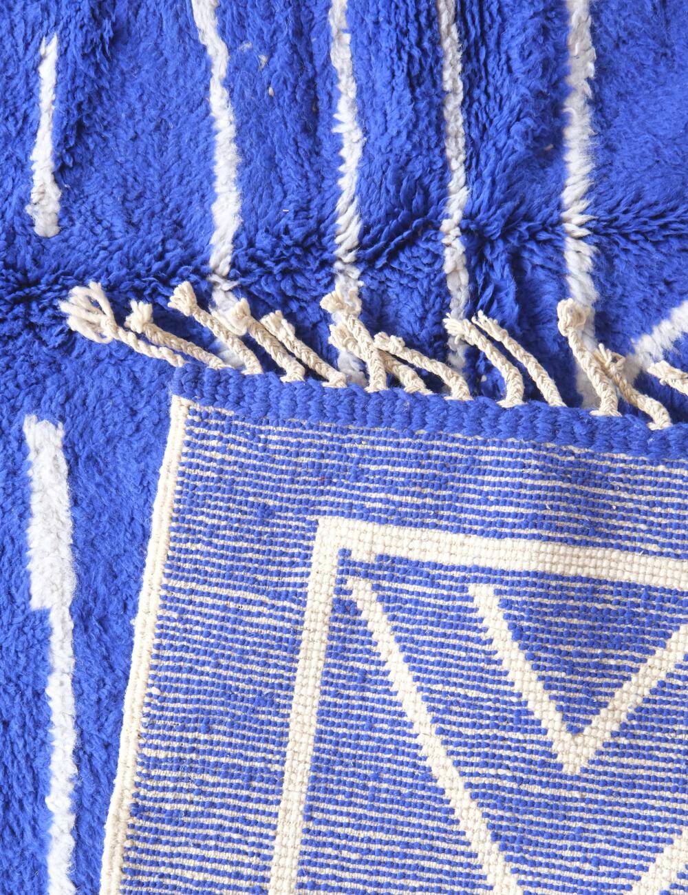 Tapis Bleu du Maroc - 303 x 246 cm