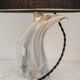 Bubbled glass lamp