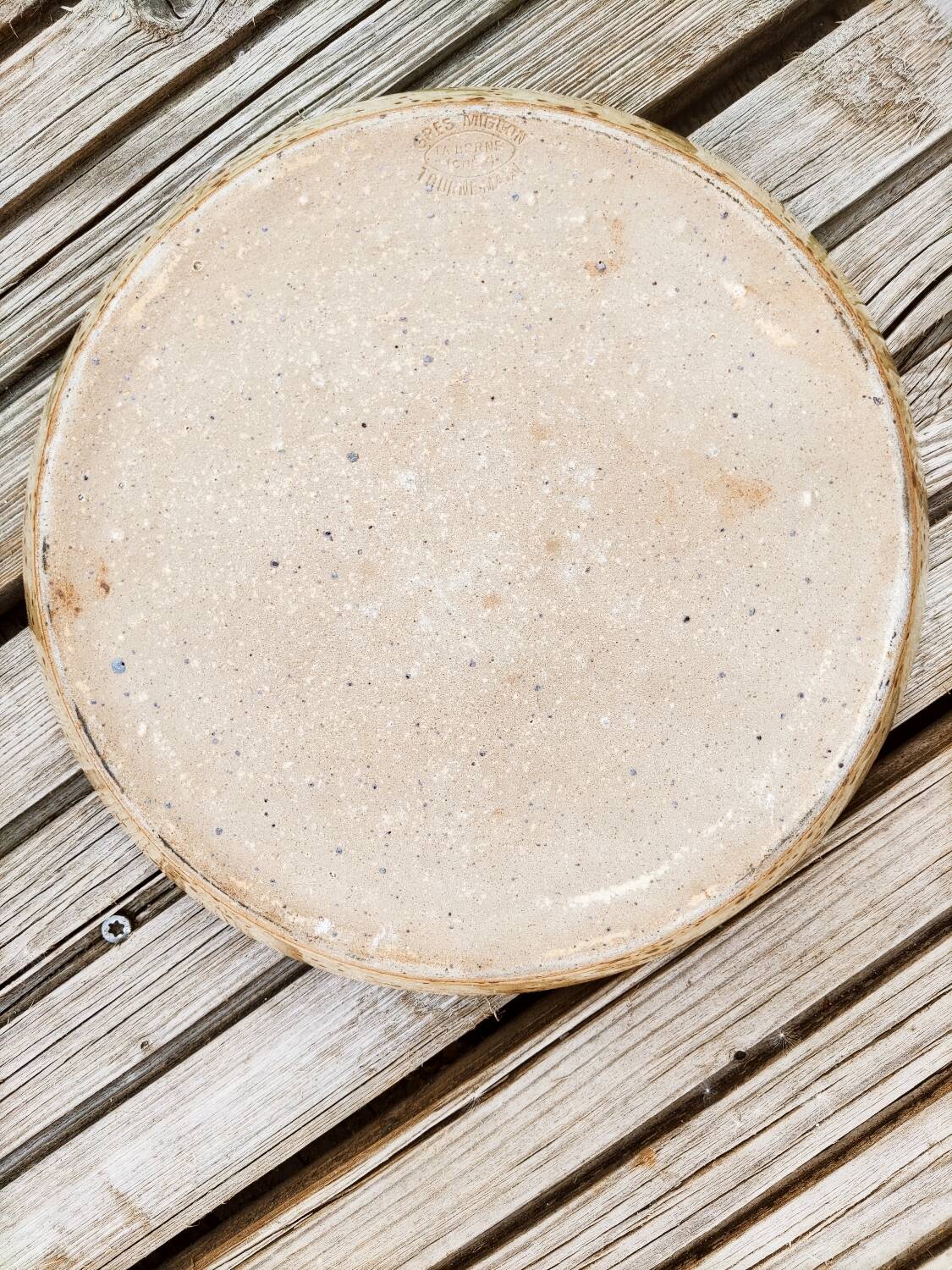 Migeon La Borne stoneware plate
