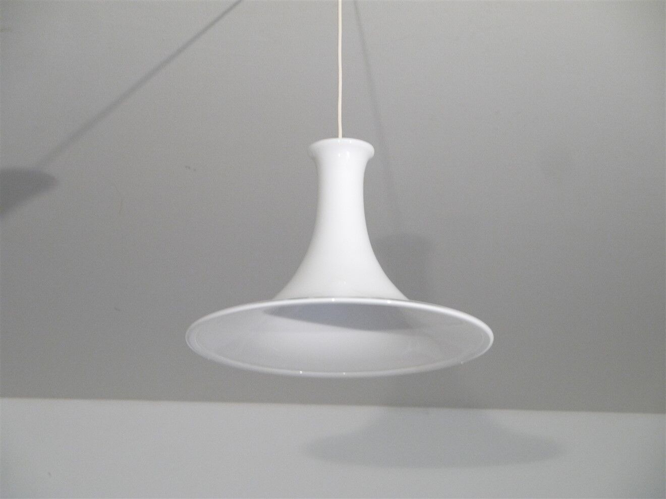 Danish glass "Mandarin" pendant lamp by Michael Bang for Holmgard
