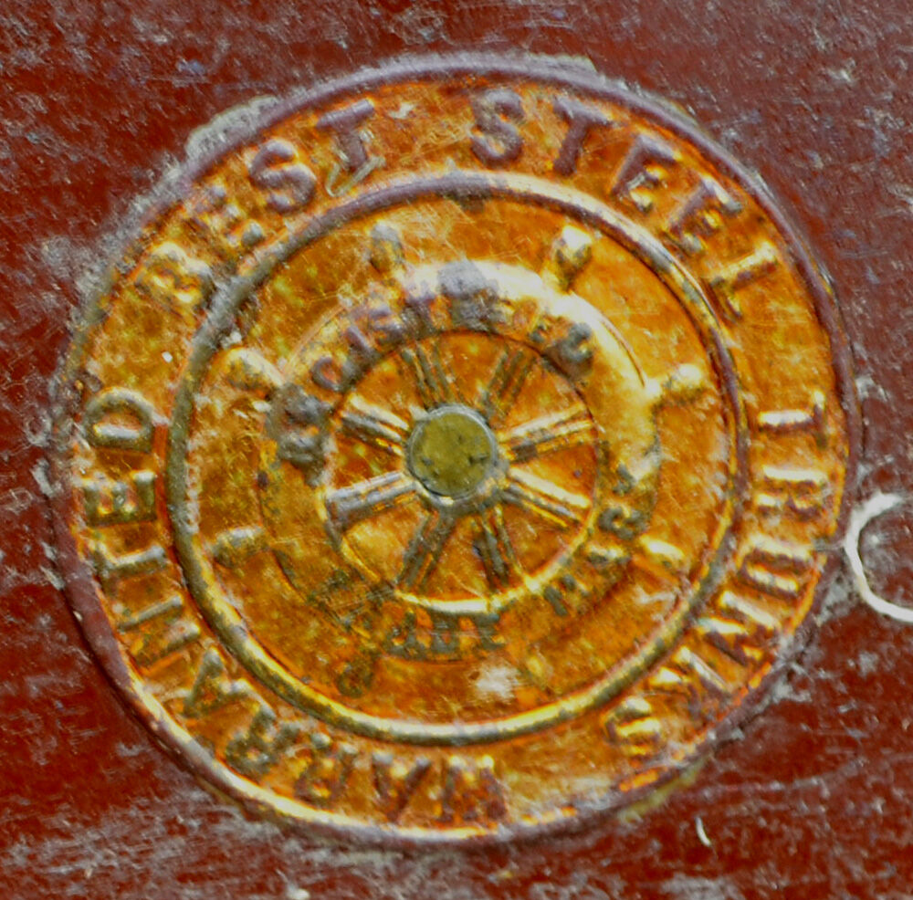 Painted metal case