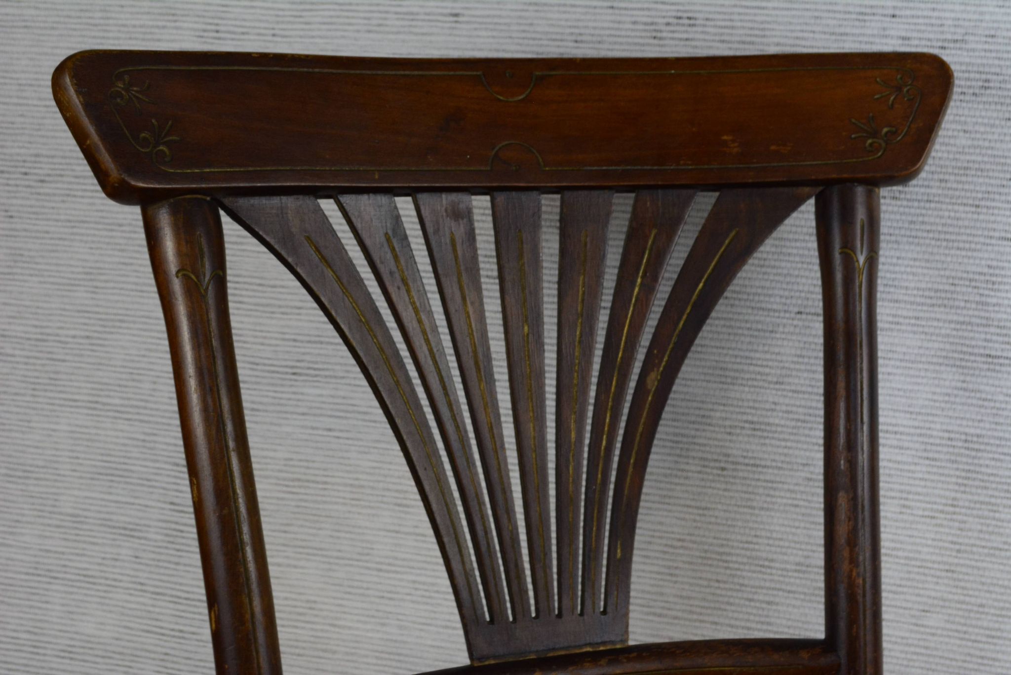 Pair of Thonet chairs with palmette Art Deco. Model 221.