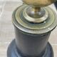 Chenets neoclassical cast iron and brass