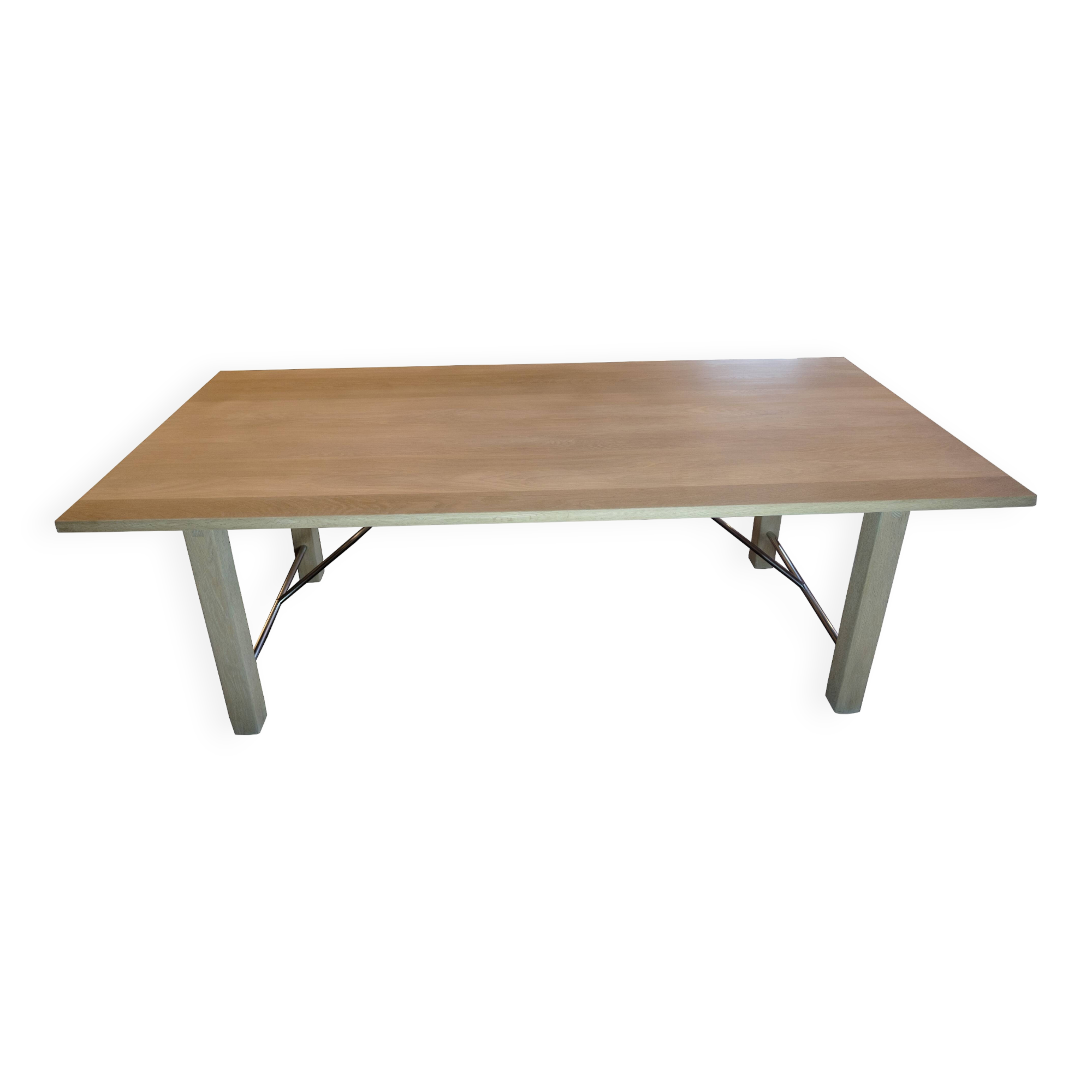Dining Table Made In Solid Oak By Hans Thryge Raunkjær For Trip Trap