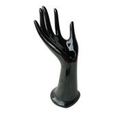 Black ring sizer hand