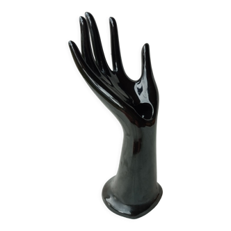 Black hand ring holder