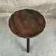 Vintage tripod coffee table in pine.