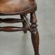 Antique English Windsor spindle chair from the early 19th century
