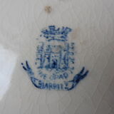 Gien's opaque porcelain plate
