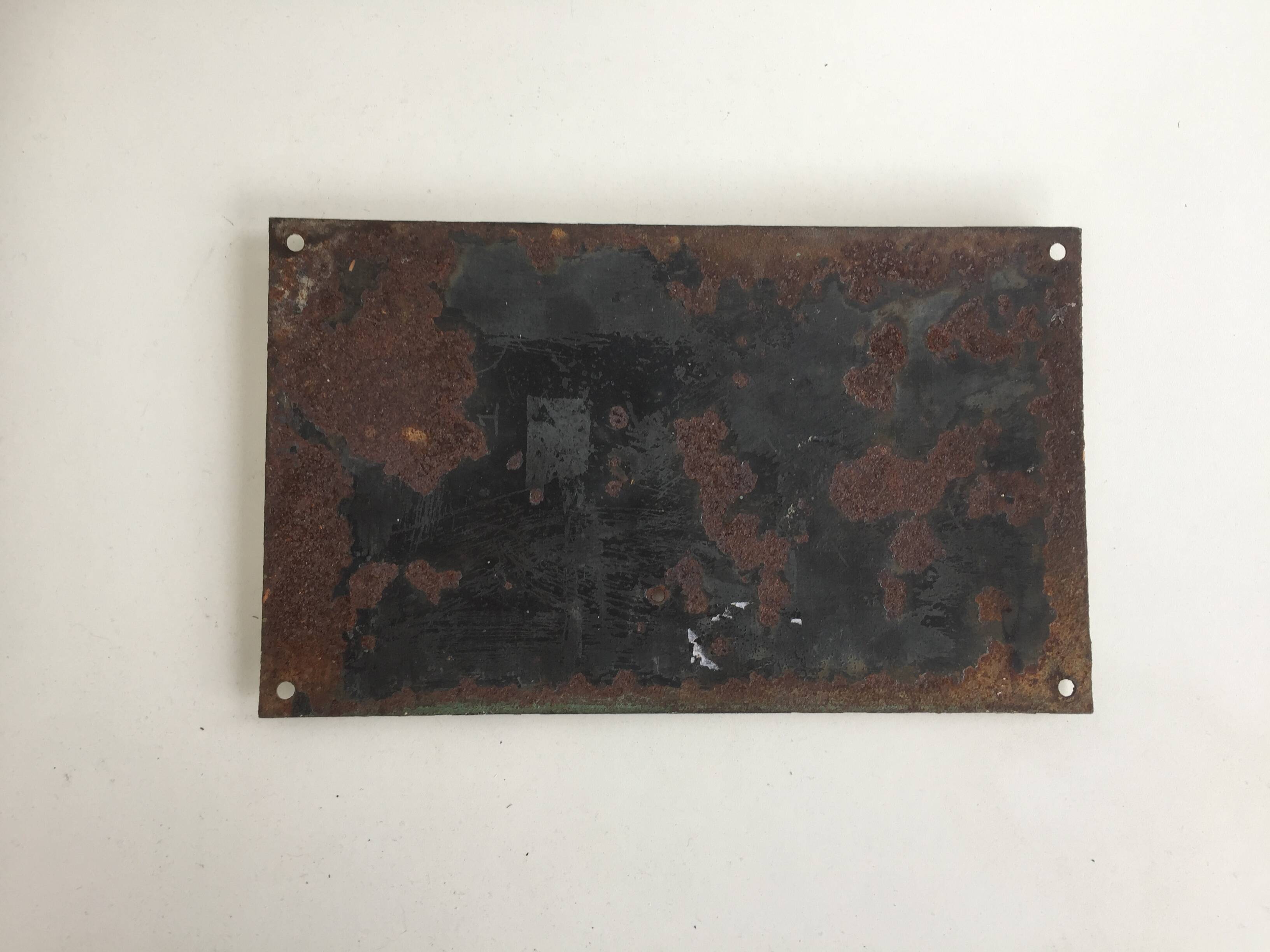 Enamelled plate general electricity