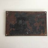 Enamelled plate general electricity