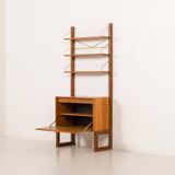 Poul Cadovius free standing wall unit for Cado, 1960s