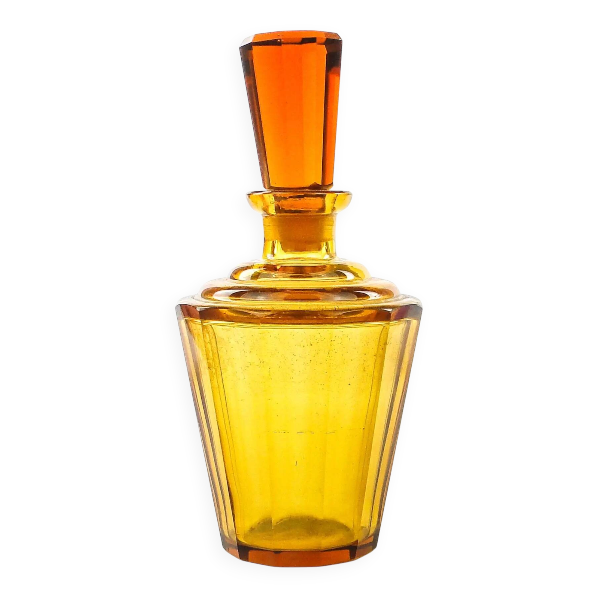 Carafe, Art Deco, crystal, Moser, Czechoslovakia, 1930s