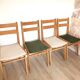 Set of 4 dining room chairs, 50s/60s