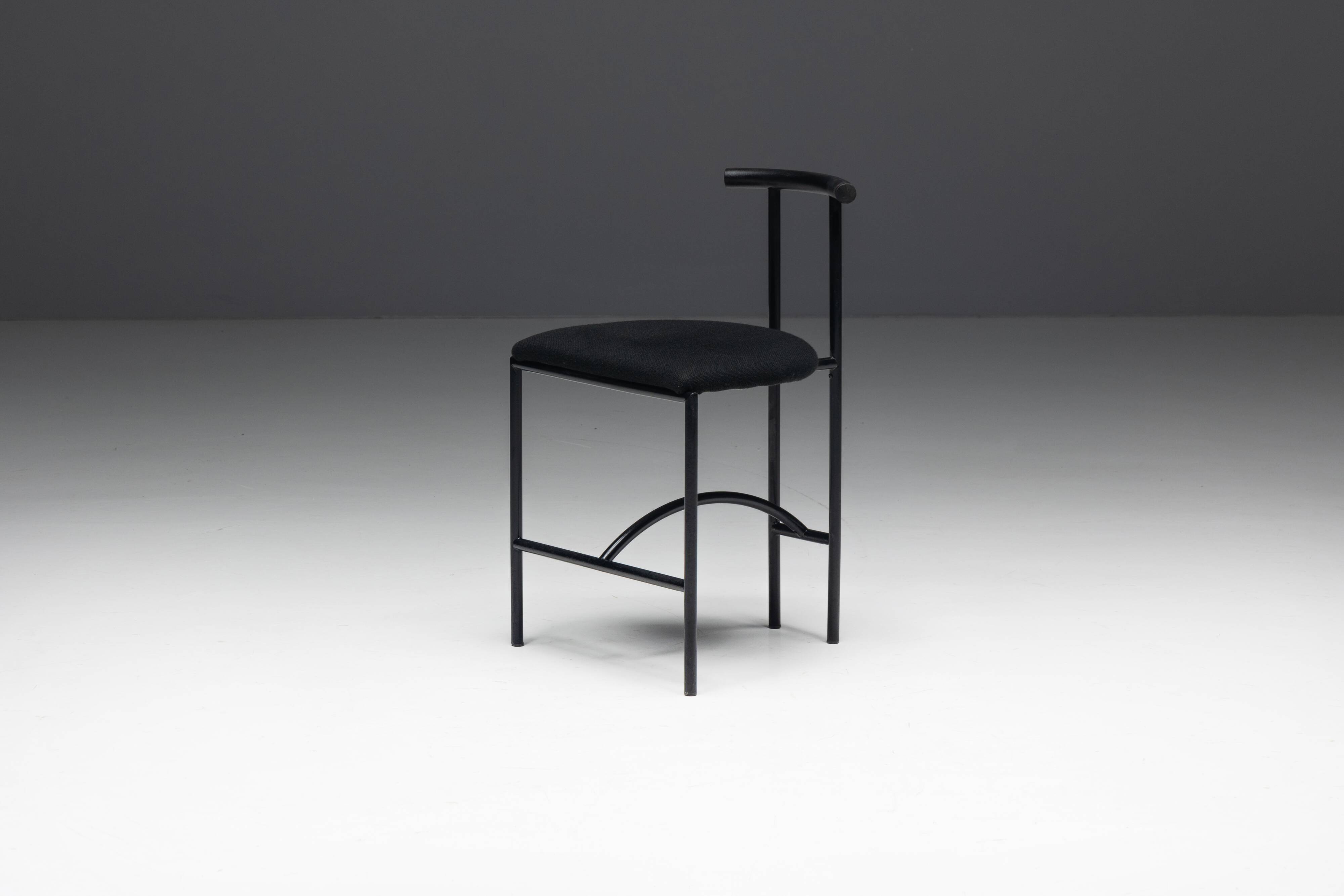 Postmodern "Tokyo" Dining Chairs by Rodney Kinsman for Bieffeplast, Italy, 1980s