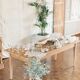 Wooden table "Rose"