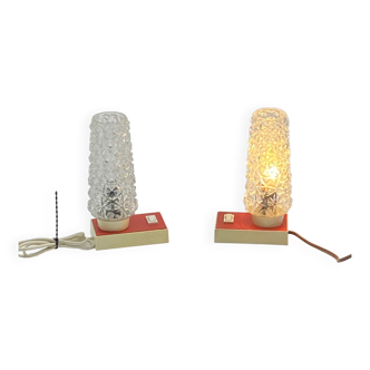 Duo de lampes de chevet hawill 6001, vintage