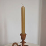 Wooden candle holder