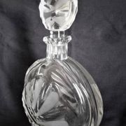Large Art Deco crystal spirit decanter