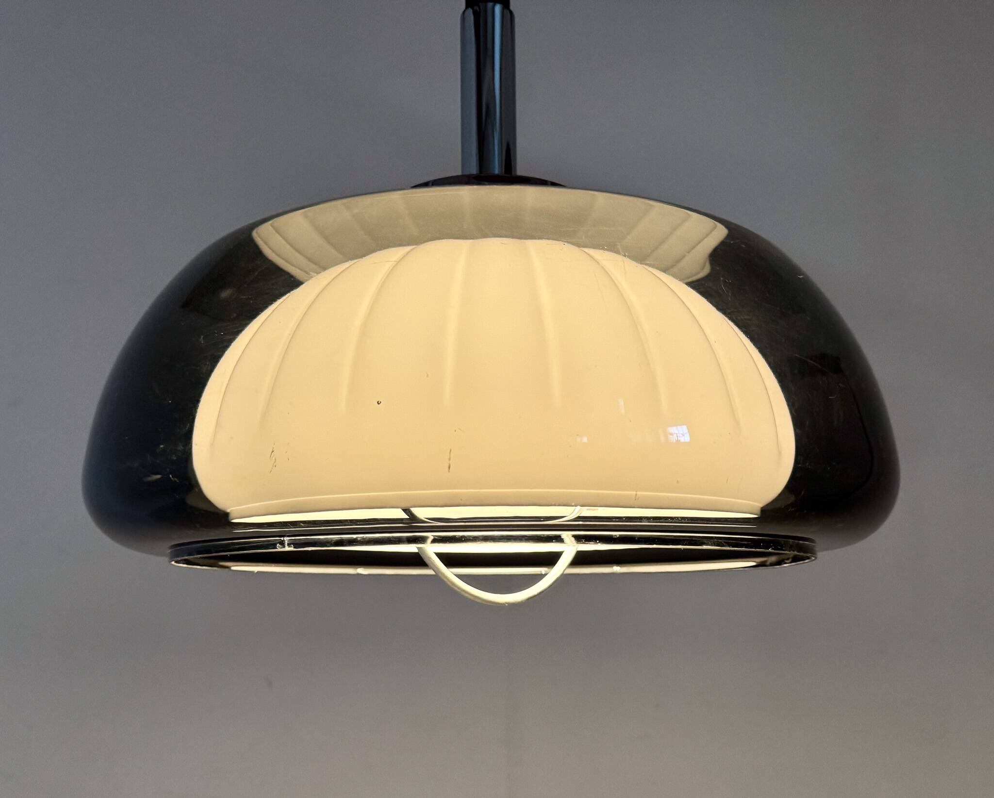 Mid-Century Space Age Adjustable Pendant Light, Italy