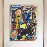 René marie 1890-1973. watercolor and ink, 1962.