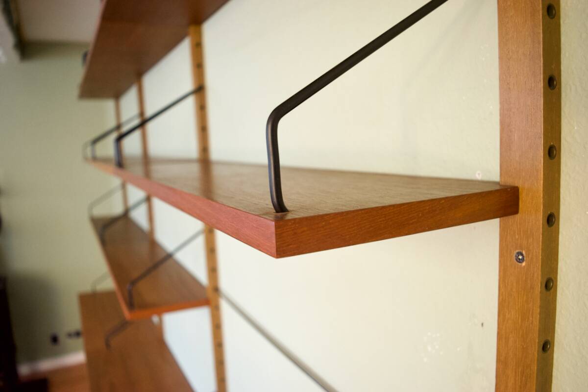 Poul Cadovius Teak 'Royal' Wall System.