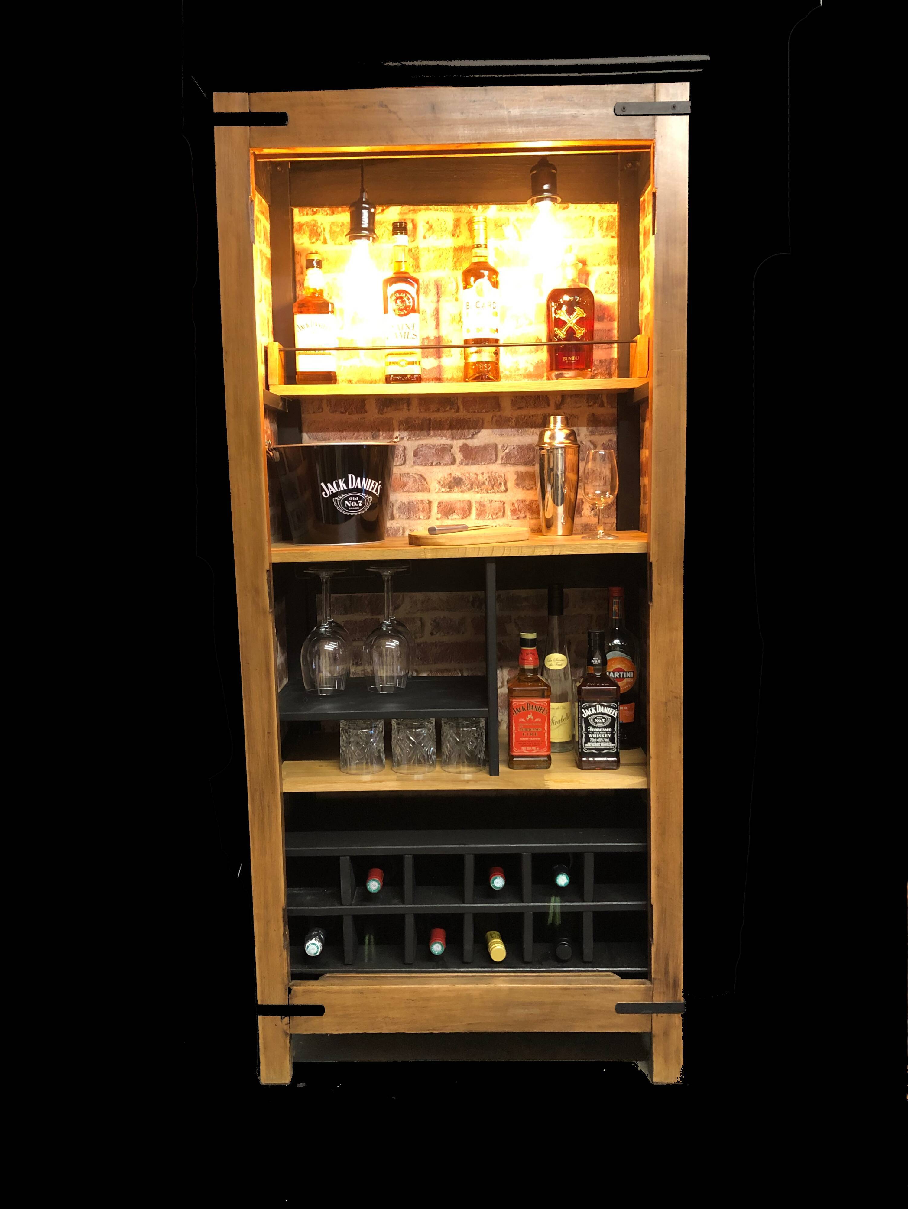 Meuble bar style industriel