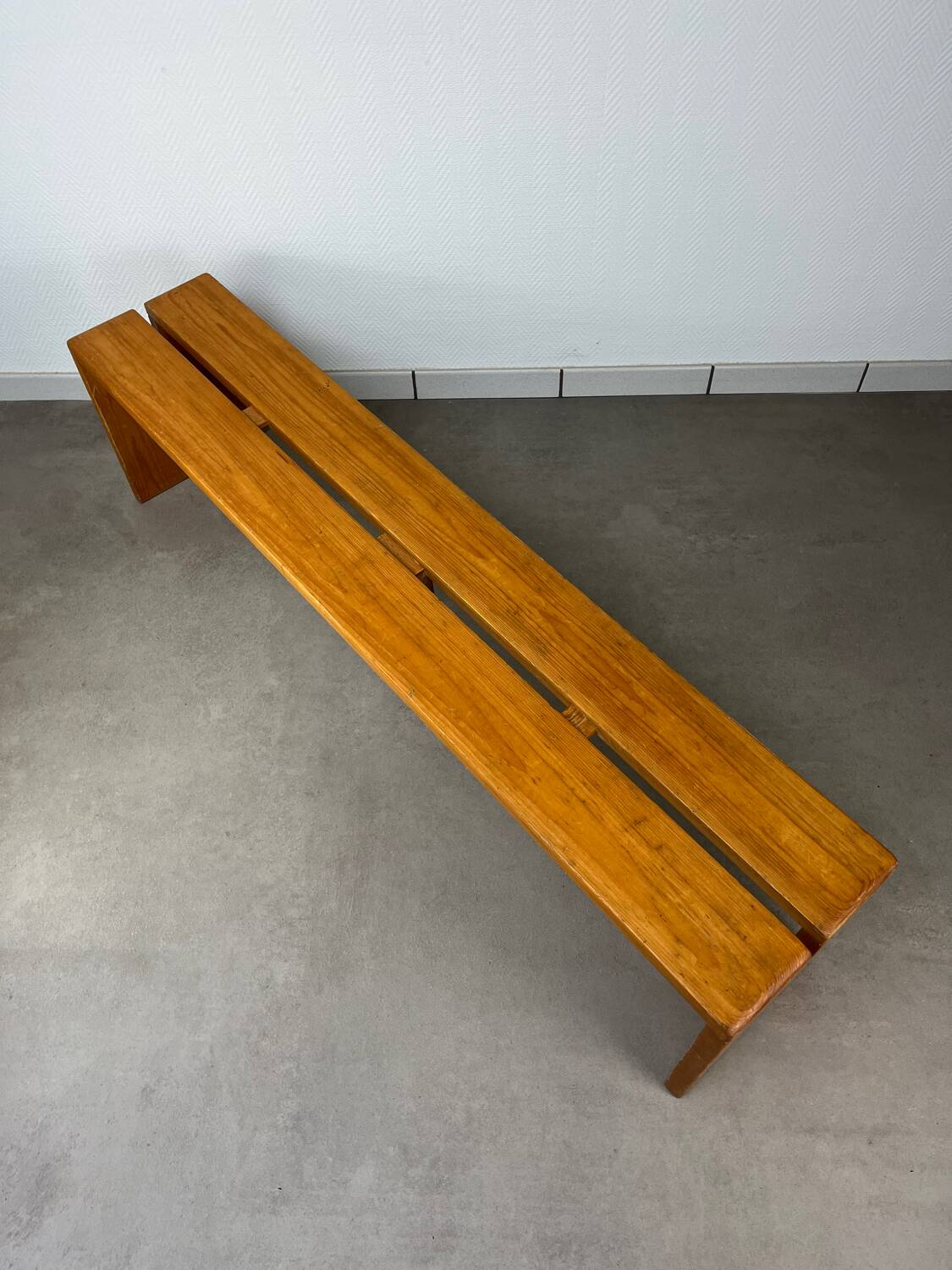 Charlotte Perriand bench for Les Arcs