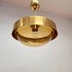 Mid century design Space Age UFO Brass Pendant by Kamenicky Senov, 1970s