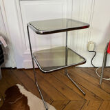 Table verre fumé
