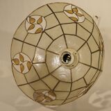 Mother-of-pearl and brass suspension