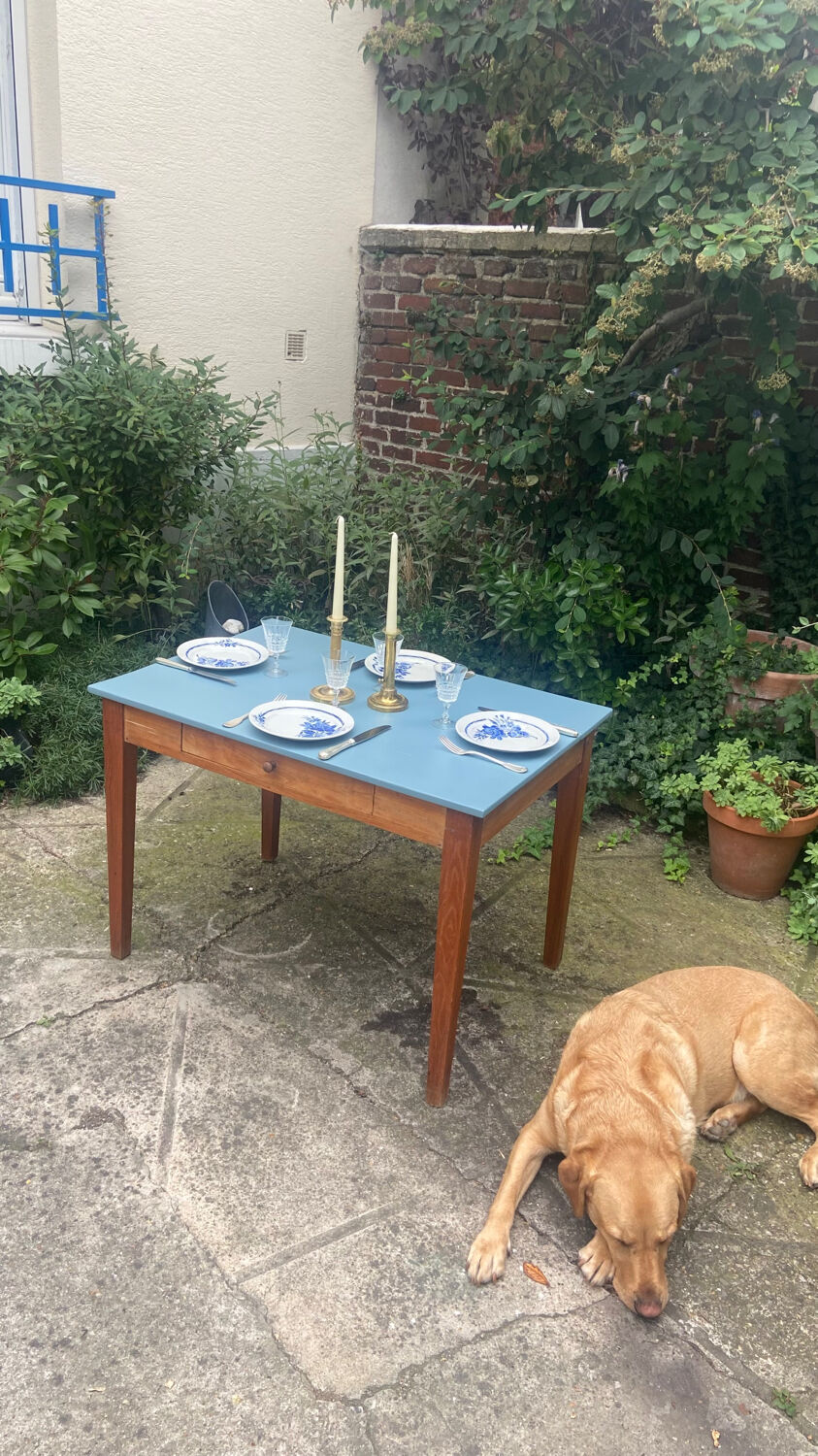 Small vintage farm table or desk 1940