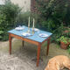 Petite table de ferme ou bureau vintage 1940