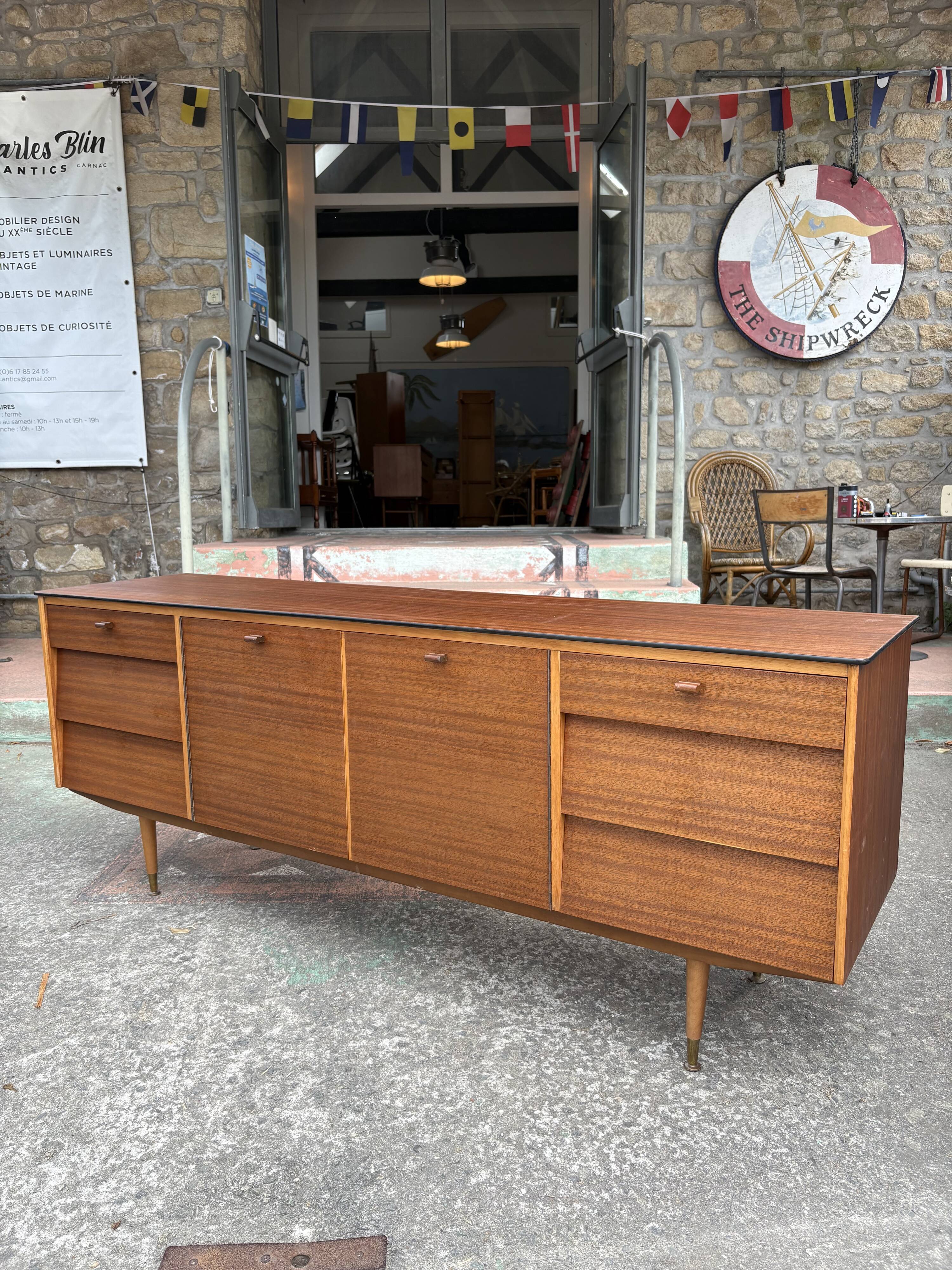 Enfilade vintage vers 1960