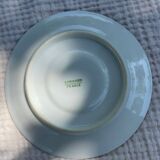 Porcelain set of small plates golden Limoges France