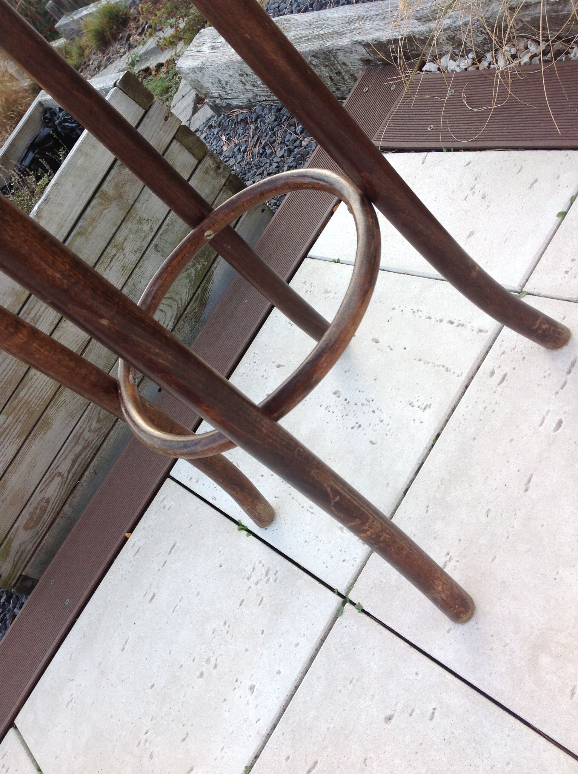 Ancien tabouret de bar par FMB vintage années 50