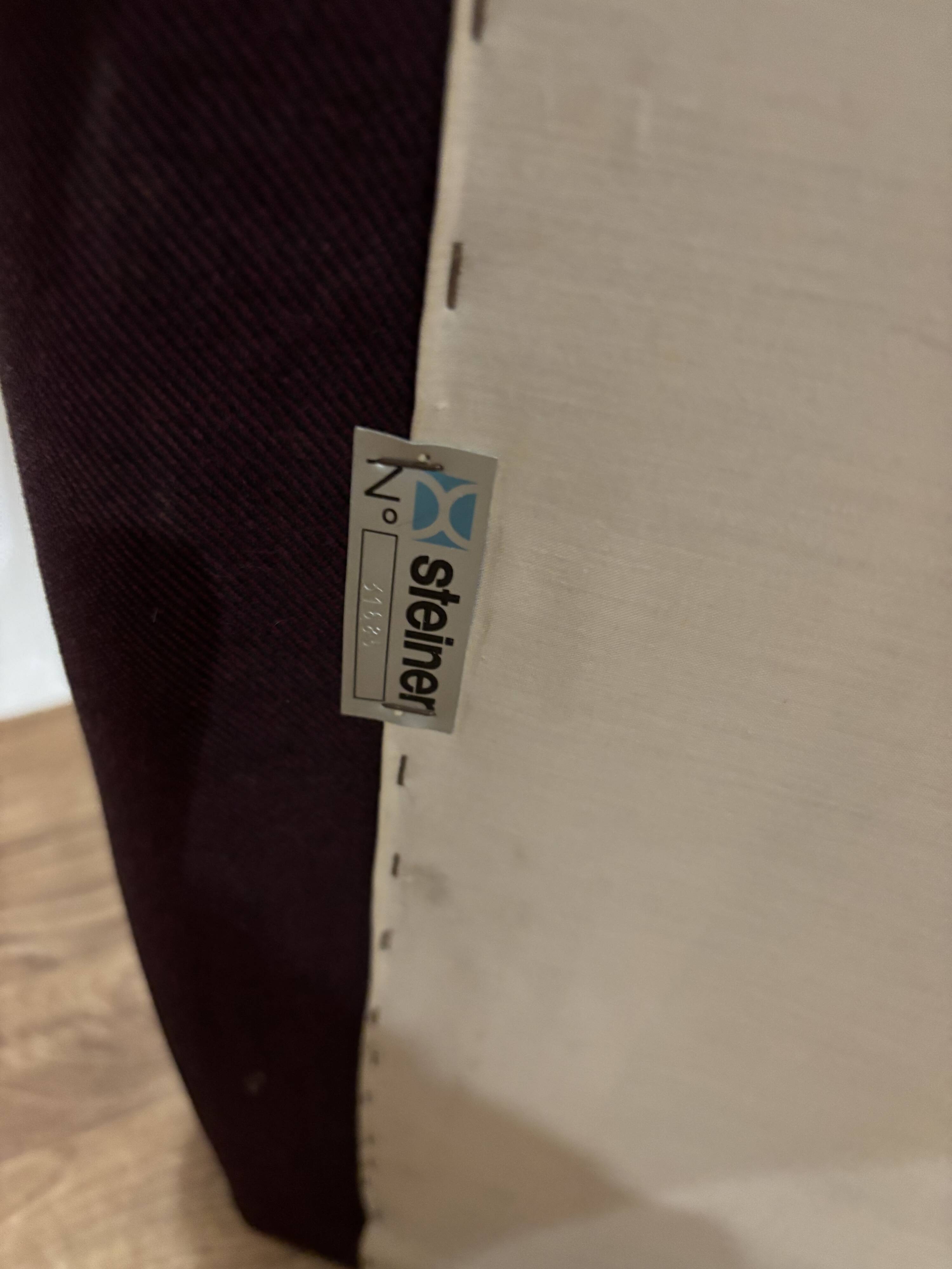 Pair of armchairs by Joseph-André Motte for Steiner