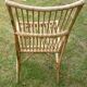 Rattan and bamboo chair