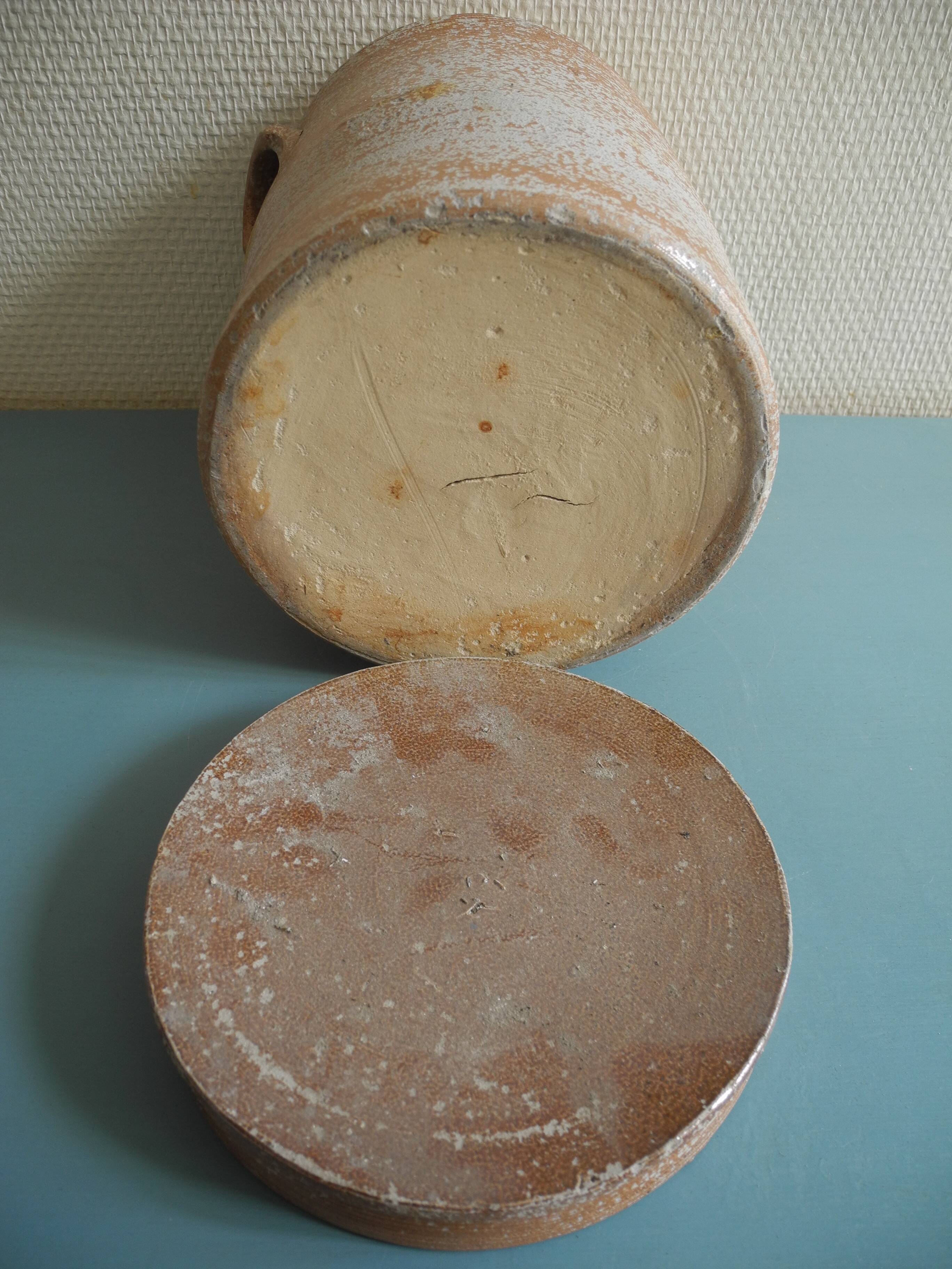 old stoneware butter dish grease pot decorative old french stoneware pot butter dish