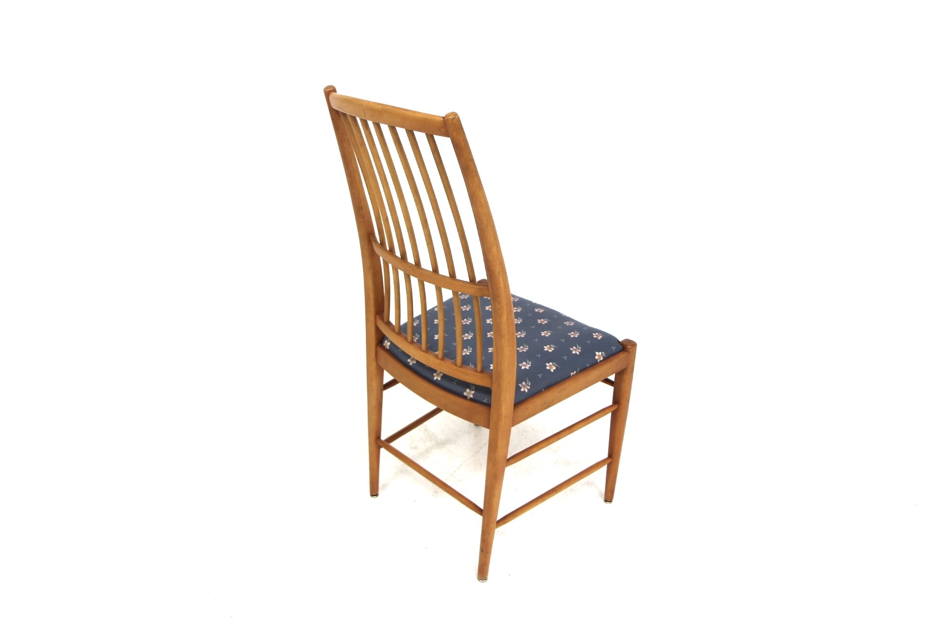 Set of 6 Scandinavian beech chairs, "Napoli" AB Westbergs Möbler, Tranås, Sweden, 1960